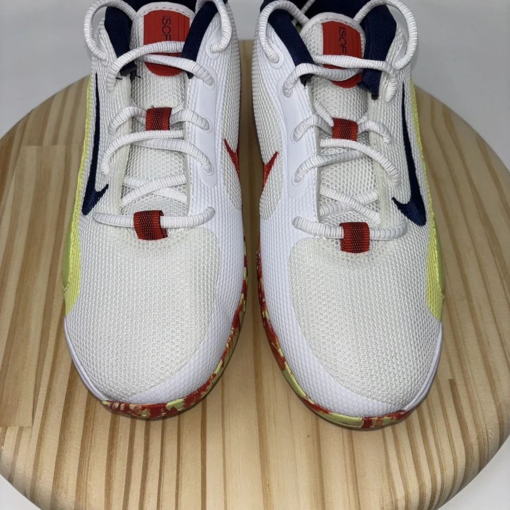 Nike IsoFly GS 'White Limelight Midnight Navy' HJ3866-100 Kids Sz6Y